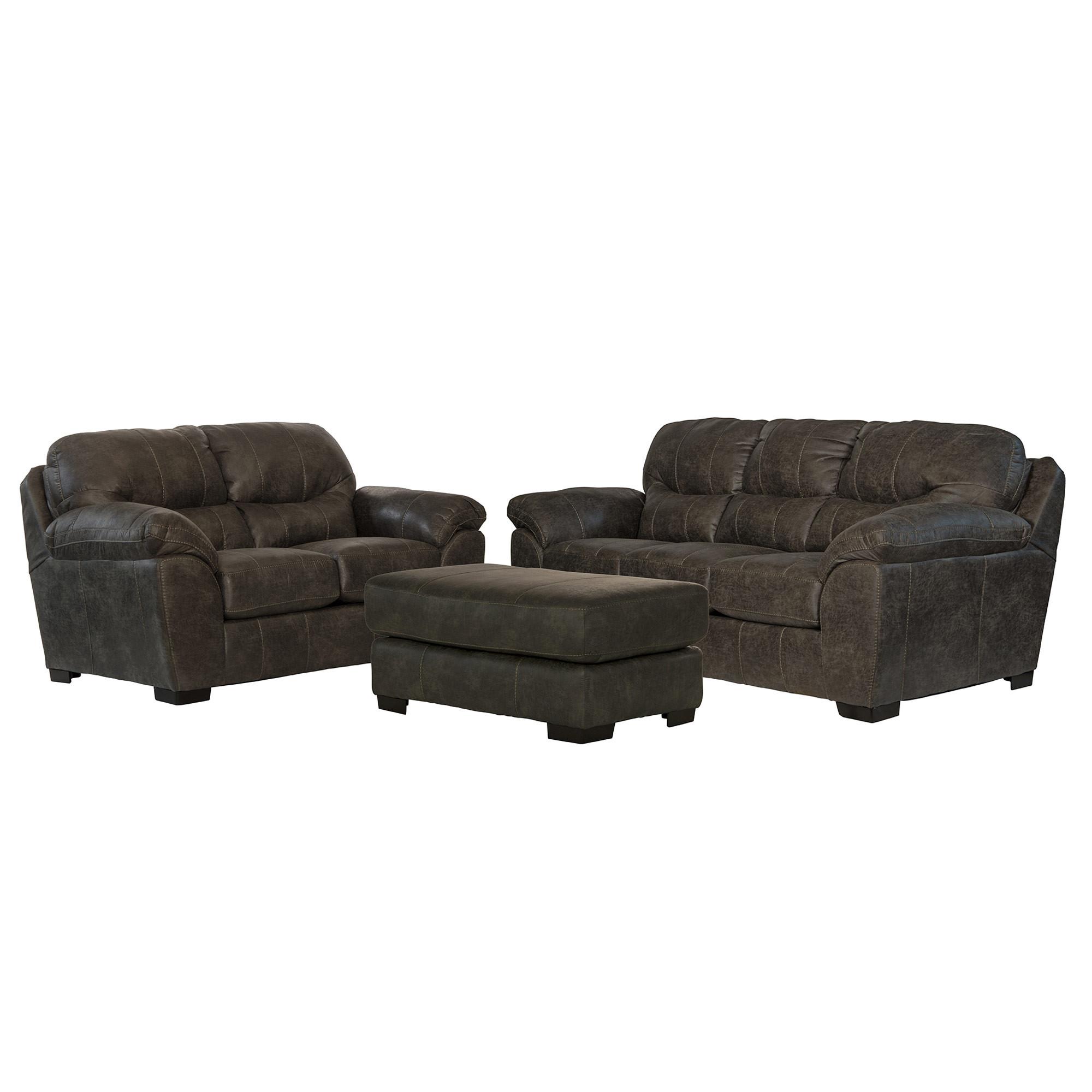 Rent to Own Jackson Grant Steel 3 Piece Sofa, Loveseat, and Cocktail